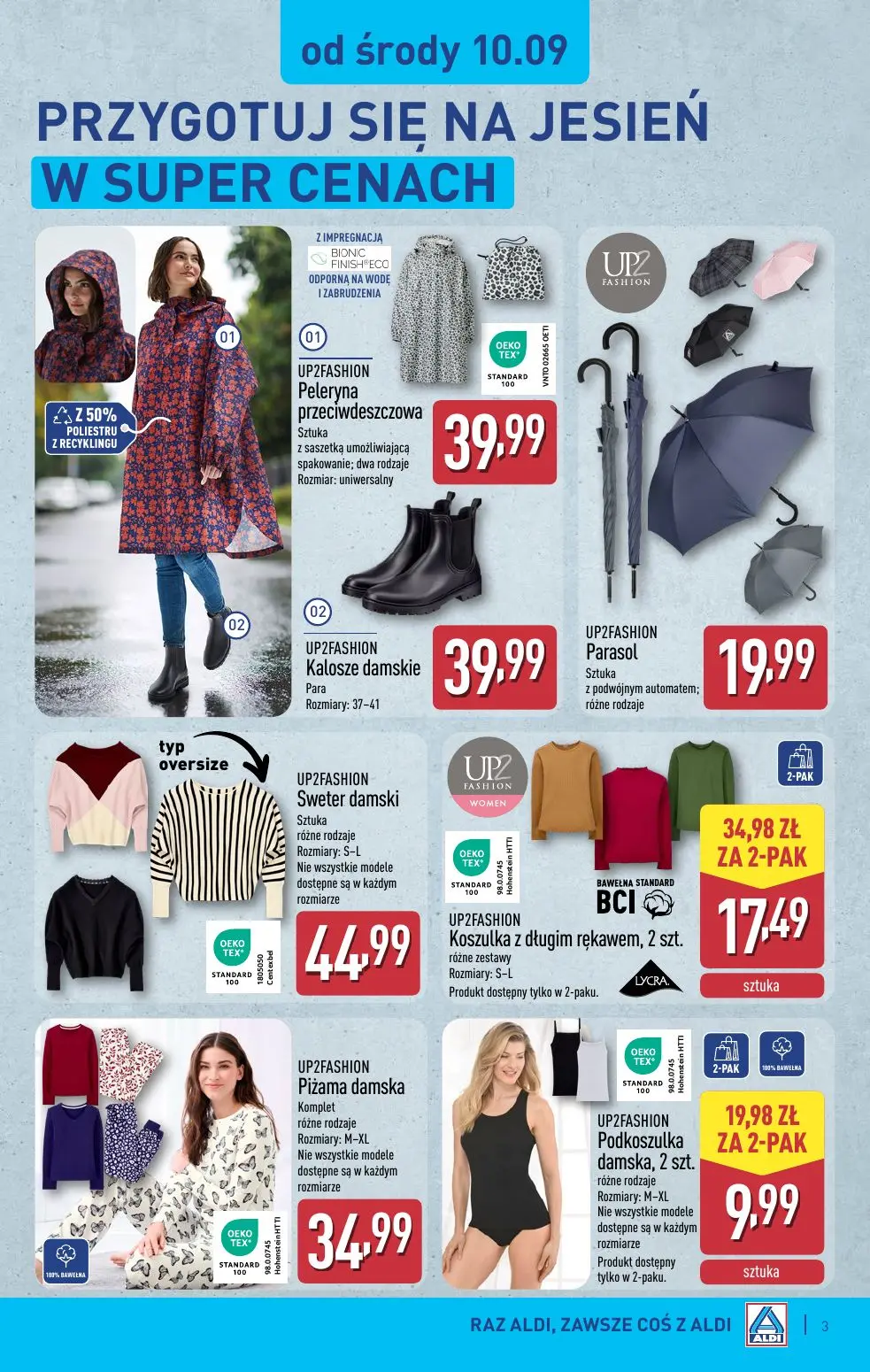 gazetka promocyjna ALDI Jesienna wyprawa w super cenach - Strona 3