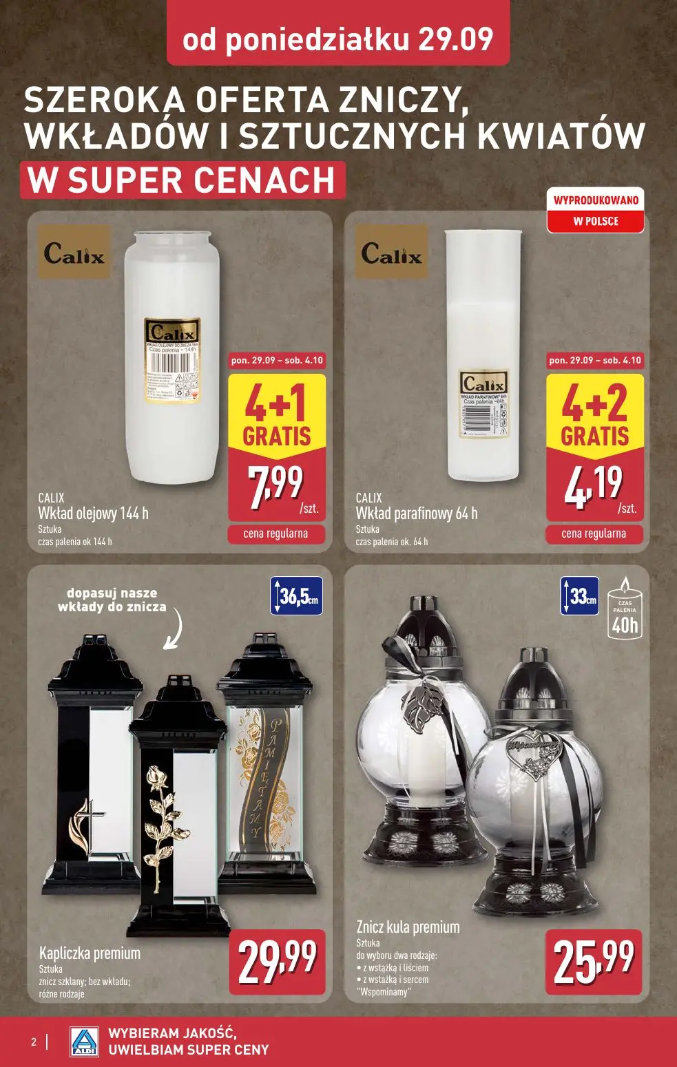 gazetka promocyjna ALDI Światełko pamięci - Strona 2
