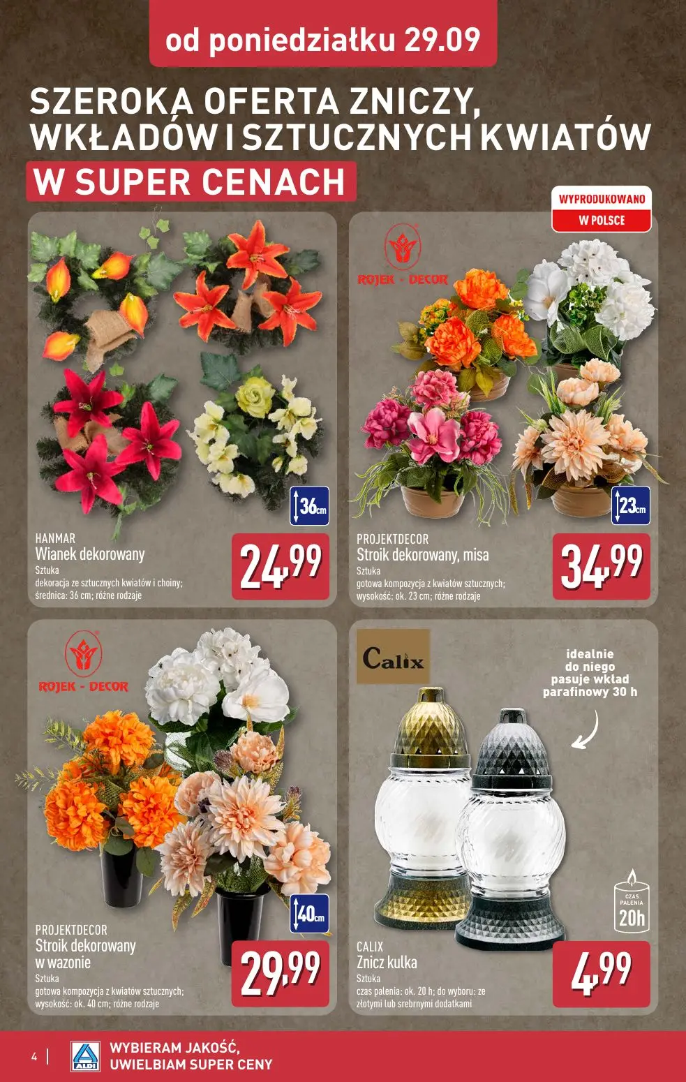 gazetka promocyjna ALDI Światełko pamięci - Strona 4