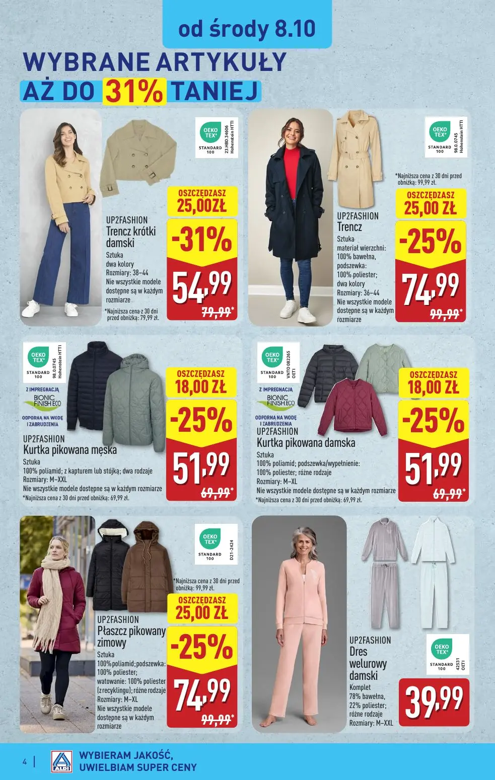 gazetka promocyjna ALDI Modnie i wygodnie - Strona 4