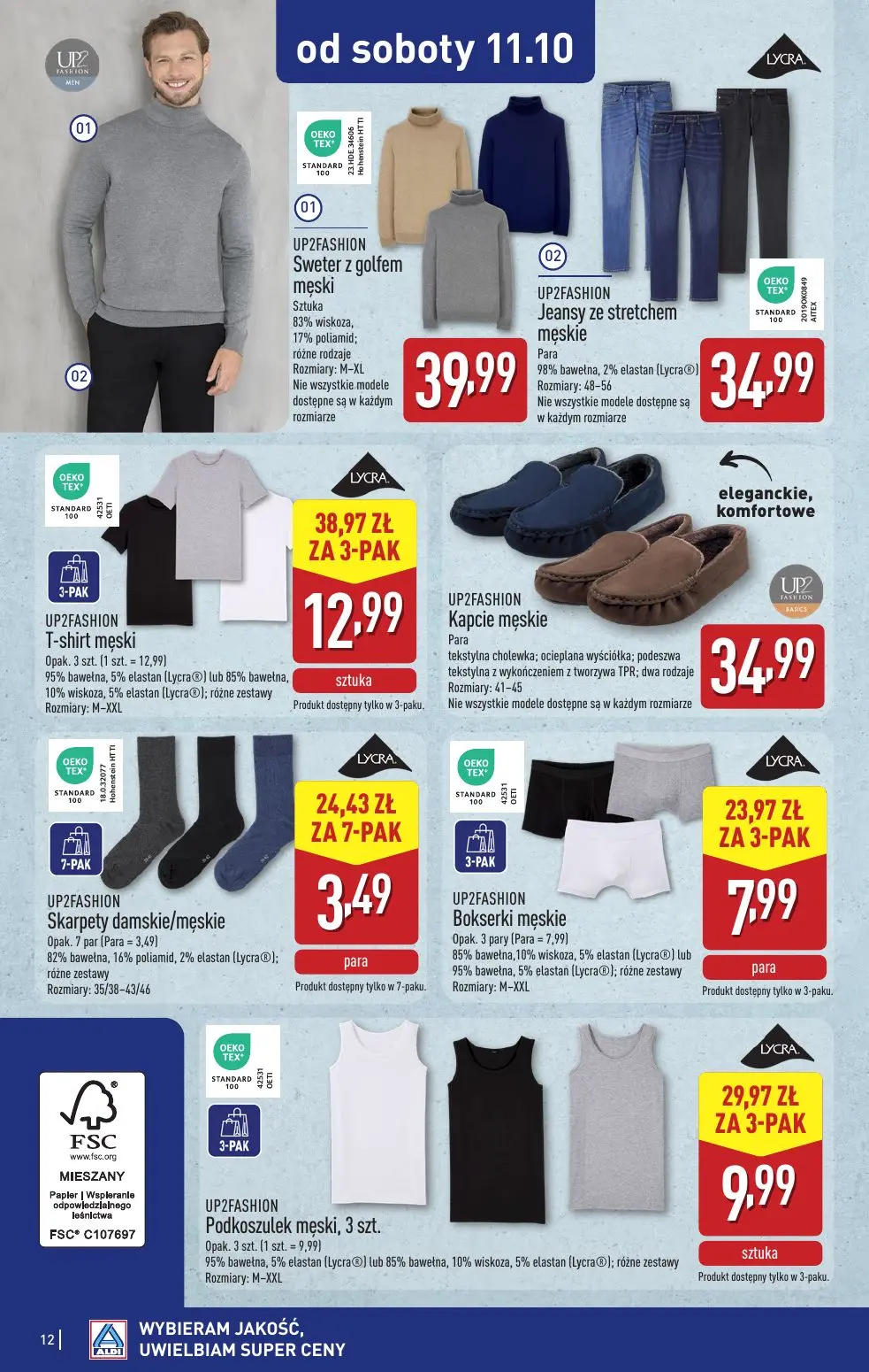 gazetka promocyjna ALDI Modnie i wygodnie - Strona 12