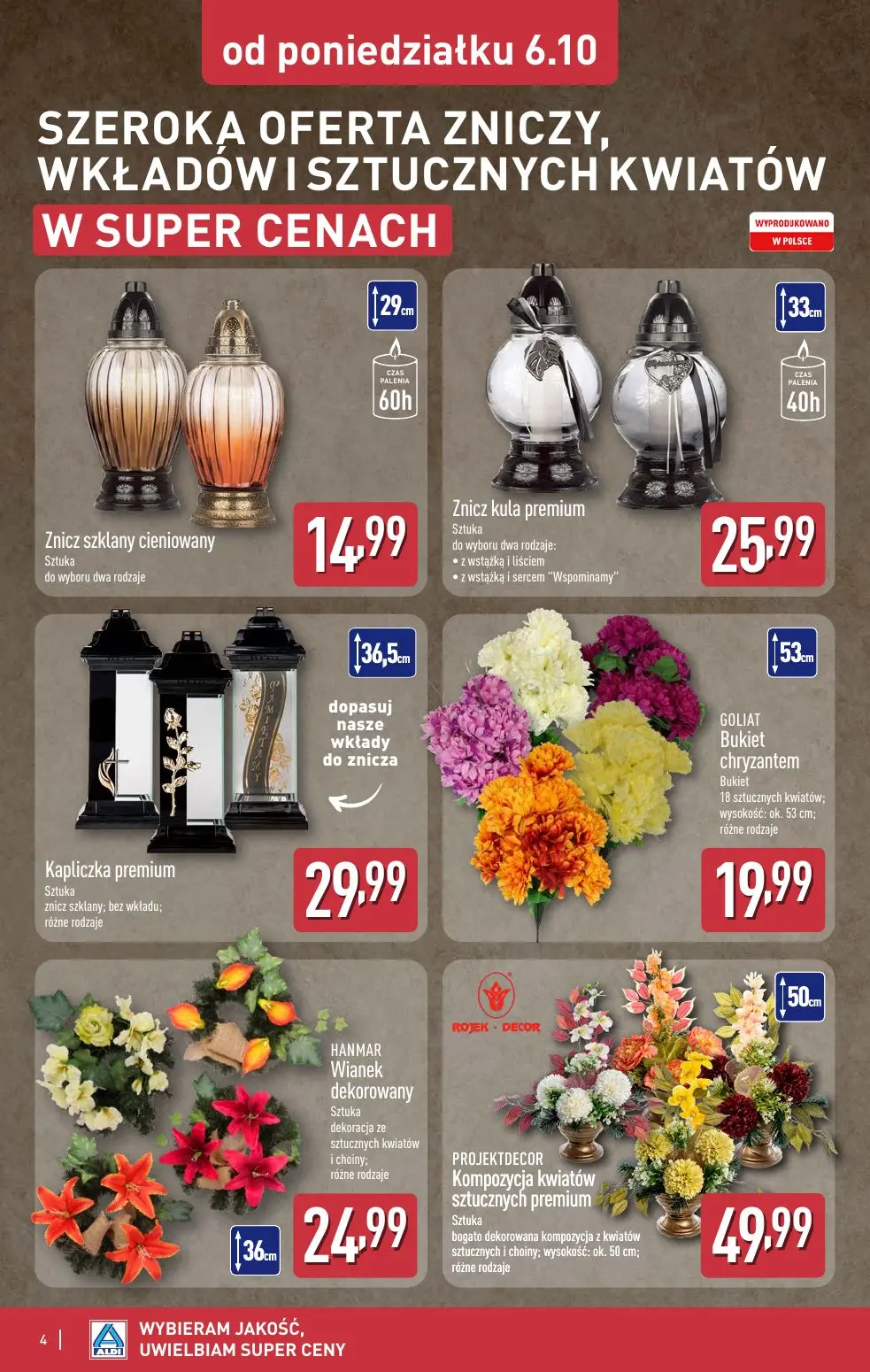 gazetka promocyjna ALDI Światełko pamięci - Strona 4