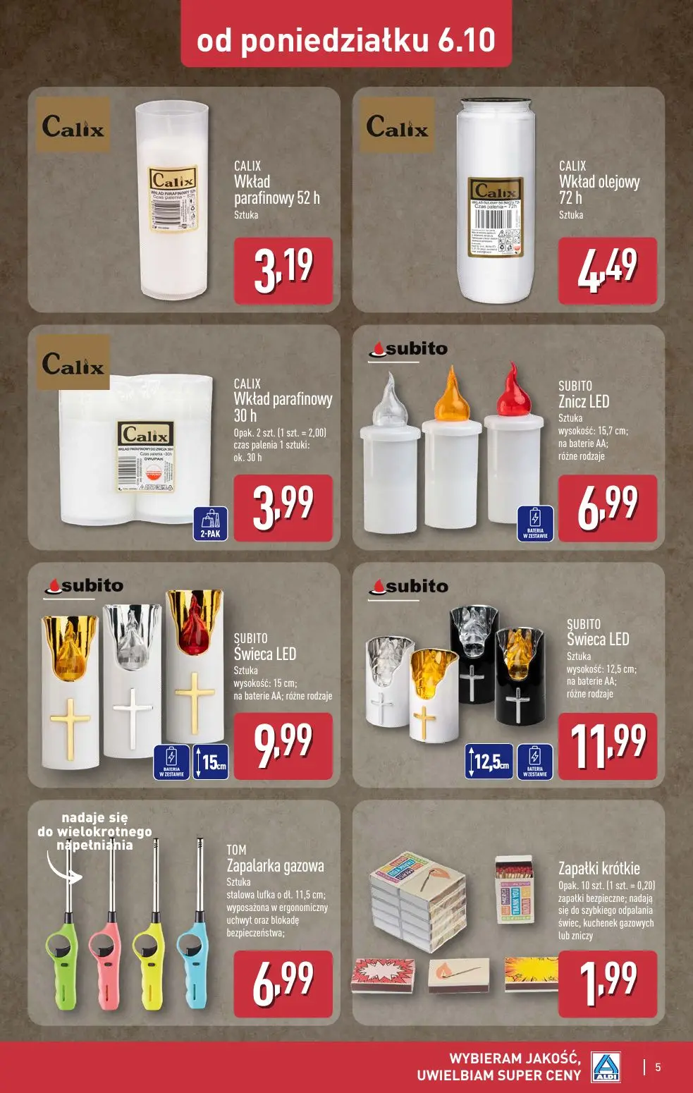 gazetka promocyjna ALDI Światełko pamięci - Strona 5