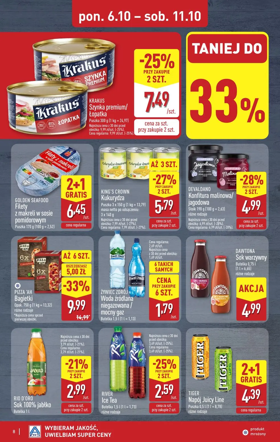 gazetka promocyjna ALDI Aldi tydzień super cen - Strona 8