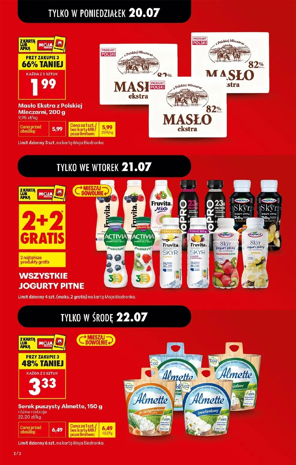 gazetka promocyjna Biedronka Lada tradycyjna. Od poniedziałku - Strona 2