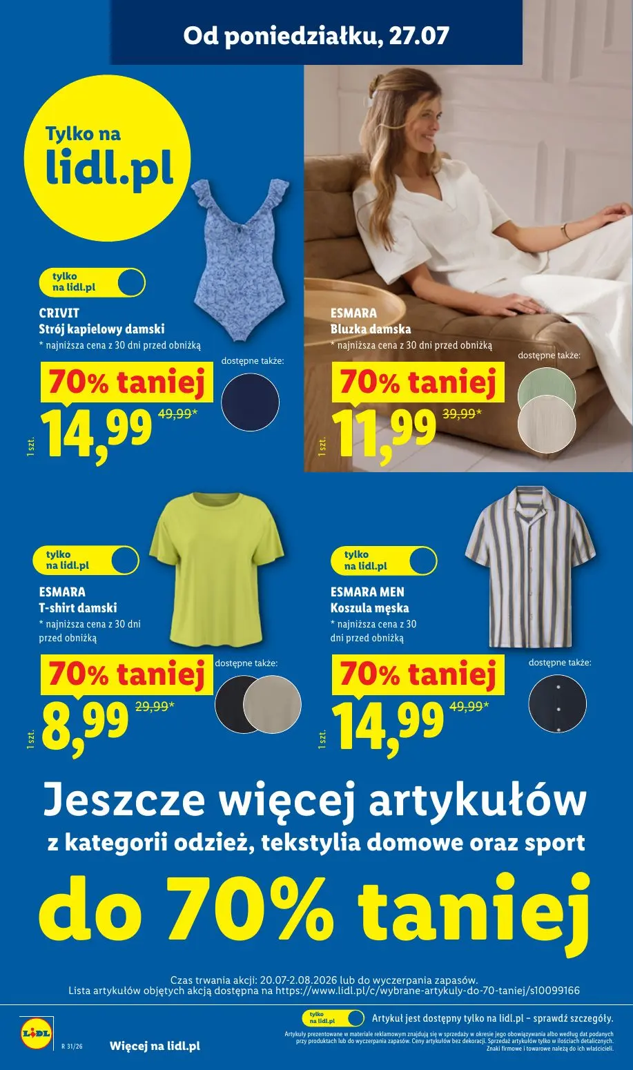 gazetka promocyjna LIDL Od poniedziałku - Strona 34