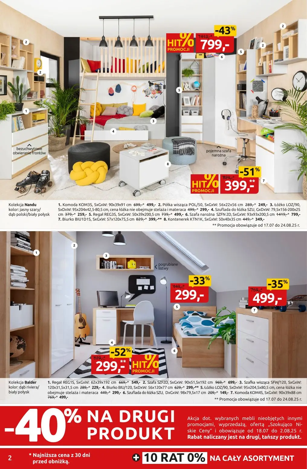 gazetka promocyjna Black Red White Letnie rabatowanie do -50% - Strona 2