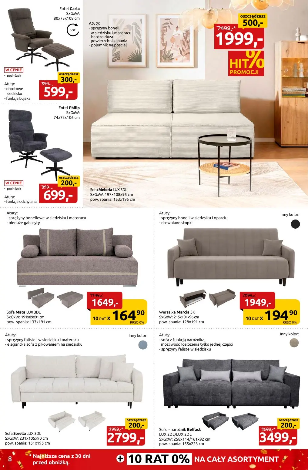 gazetka promocyjna Black Red White Nowy rok - Nowe wnętrze do -55% - Strona 8