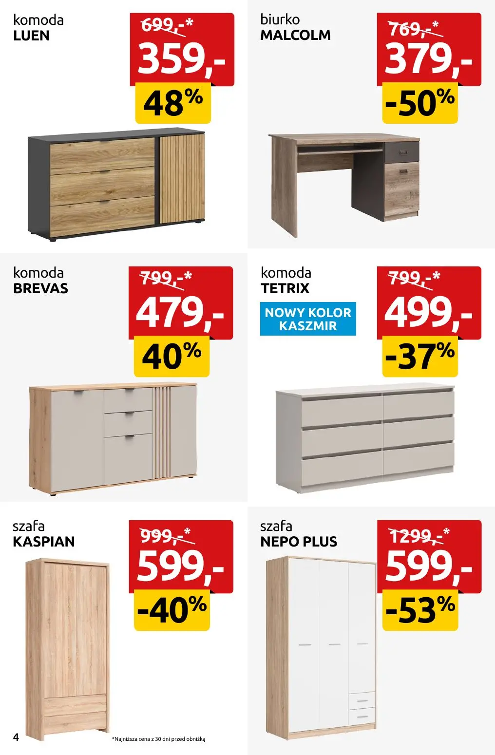 gazetka promocyjna Black Red White Szaleństwo Niskich Cen do -50% - Strona 4