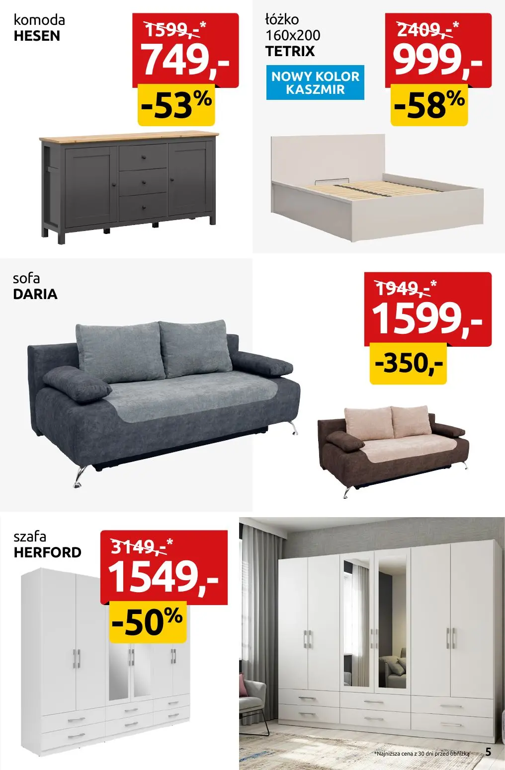 gazetka promocyjna Black Red White Szaleństwo Niskich Cen do -50% - Strona 5