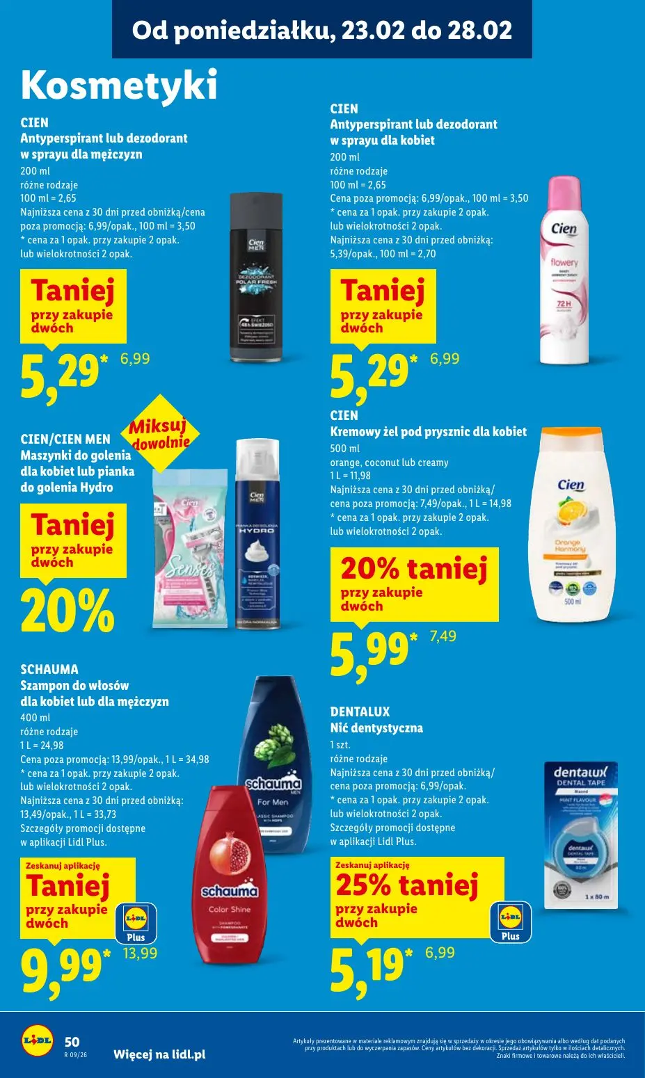 gazetka promocyjna LIDL tylko Rzeszów - Strona 50
