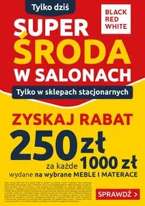 Gazetka promocyjna Black Red White, ważna od 2026-04-15 do 2027-04-15.