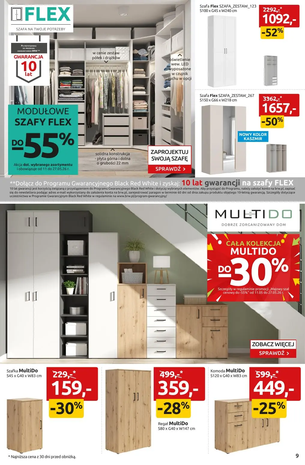gazetka promocyjna Black Red White GAZETKA MAJOWY SZAŁ CENOWY DO -55% - Strona 9