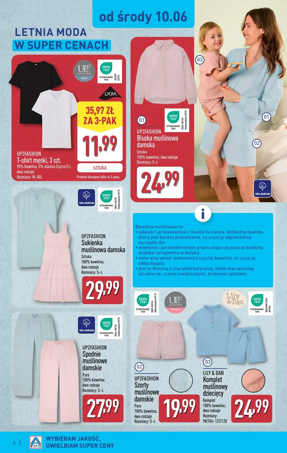 gazetka promocyjna ALDI :Letnia moda - Strona 4
